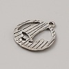 Ocean Theme Alloy Enamel Pendants ENAM-CJC0022-14E-AS-2