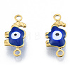Ion Plating(IP) 304 Stainless Steel Enamel Connector Charms LS-STAS-N092-177A-2