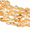 Heated Natural Citrine Beads Strands GG-CBA3A44-C04-01-3