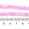 Baking Electroplate Glass Beads Strands DGLA-A039-J6MM-B09-4