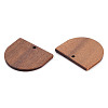 Natural Walnut Wood Pendants X-WOOD-N011-010-3