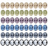 CHGCRAFT 60Pcs 6 Colors Rertro Lady Cameo Resin Cabochons RESI-CA0001-73-1