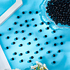 Opaque Solid Color Glass Beads Strands EGLA-LT0001-04A-3