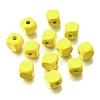 Spray Painted Wooden Beads WOOD-P021-01C-27-1