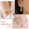 Handmade Nylon Wired Glass Beaded Pendants PALLOY-CJ00107-7