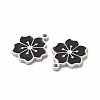 304 Stainless Steel Enamel Charms STAS-F291-06P-01-2