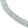 Natural Green Aventurine Rondelle Beaded Stretch Bracelets BJEW-JB09980-02-3