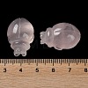 Natural Rose Quartz  Carved Healing Figurines G-B062-02E-4