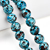 Synthetic Turquoise Beads Strands TURQ-T004-08A-10-2