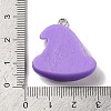 Opaque Resin Pendants RESI-K020-04D-3