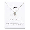 Twelve Constellations Alloy Pendant Necklaces WG2D4F2-20-1