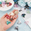 Olycraft 24Pcs 12 Colors Grandient Color Resin Pendants RESI-OC0001-55-3