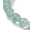 Natural Fluorite Stretch Bracelets BJEW-JB10092-01-4