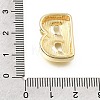 Brass Slide Charms KK-E802-33G-B-3