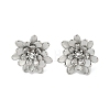 304 Stainless Steel Crystal Rhinestone Stud Earrings EJEW-G423-15P-3