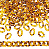 Leopard Print Pattern Resin Linking Rings FIND-AR0003-06-1