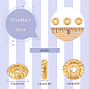 Brass Beads KK-DC0001-23-2