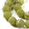 Natural Olive Jade Beads Strands G-NH0021-A17-01-4