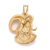 Ion Plating(IP) 304 Stainless Steel Pendants LS-STAS-D165-14G-03-2