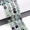 Natural Fluorite Beads Strands G-S345-6mm-31-2