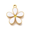 Brass Enamel Charms STAS-Q347-14G-02-1-1