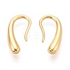 925 Sterling Silver Teardrop Dangle Earrings STER-N016-129G-1