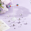 50Pcs 304 Stainless Steel Flat Round Stud Earring Settings STAS-BBC0010-39B-4