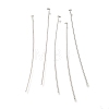 Brass Flat Head Pins KK-H502-01G-S-1