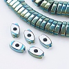 Vacuum Plating Electroplate Non-magnetic Synthetic Hematite Beads Strands G-F534-D01-1