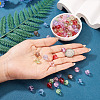 180Pcs 6 Colors Handmade Transparent Lampwork Beads LAMP-TA0002-82-6