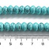 Synthetic Turquoise Beads Strands G-P559-A11-01-5