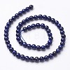 Grade A Round Dyed Natural Lapis Lazuli Beads X1-GSR6mmC123-4
