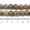 Natural Tibetan 3-Eye dZi Agate Beads Strands G-A240-A03-01-5