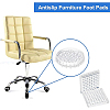 16Pcs 2 Style Transparent Plastic Antislip Furniture Foot Pads DIY-BC0004-99-4