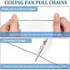 4Pcs Tibetan Style Alloy Ceiling Fan Pull Chain Extenders AJEW-BC0003-50-3