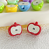 Printed Opaque Acrylic Beads RESI-K203-20A-1