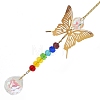 Alloy Hollow Butterfly Hanging Ornaments HJEW-Q012-03A-2