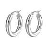 Non-Tarnish 304 Stainless Steel Huggie Hoop Earrings PW-WG51286-13-1