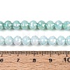 Anti-Tarnish Electroplate Glass Beads Strands GLAA-N056-6mm-02-2