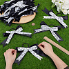 24Pcs 12 Style Polyester Hair Ties OHAR-PH00011-3
