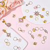 1 Bag Alloy & Plastic DIY Dreadlock Ring Styling Hair Braiding OHAR-BM0001-07-4