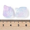 Transparent Spray Paint Glass Beads X1-GLAA-H035-01K-3
