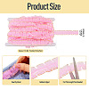 10M Double Layer Polyester Lace Ribbon OCOR-TA0004-14C-4