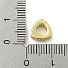 Rack Plating Brass Micro Pave Clear Cubic Zirconia European Beads KK-B091-03G-3