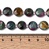 Dyed Natural Tiger Eye Beads Strands G-D105-A12-03-5
