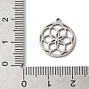 Non-Tarnish 5Pcs 201 Stainless Steel Pendants STAS-Z068-02P-01-3