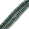 Electroplated Synthetic Non-Magnetic Hematite Beads Strands G-I360-C03-06-1