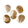 Natural Sea Shell Oval Connector Charms BSHE-S304-10-1