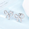 304 Stainless Steel Stud Earrings for Women EJEW-K306-17P-3