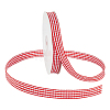 Polyester Tartan Ribbon OCOR-WH0082-574B-01-1